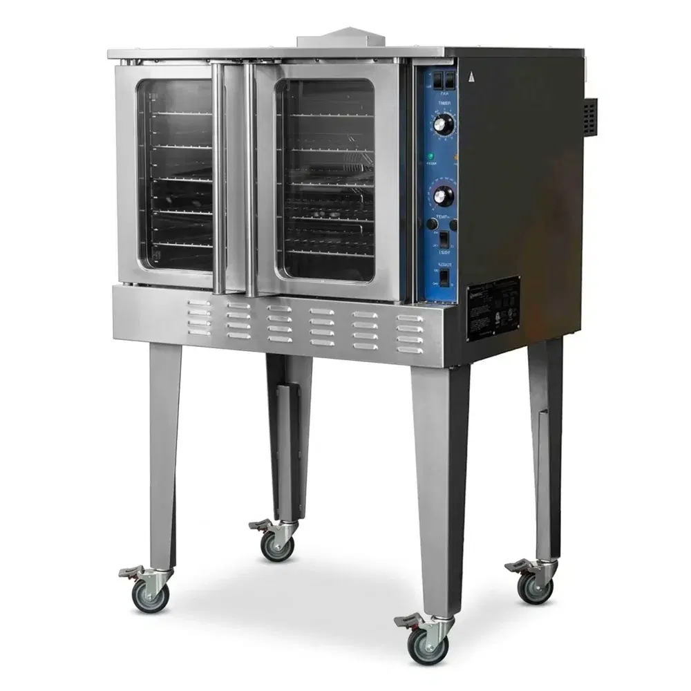 ProKitchen Series 38" Single Deck Electric Convection Oven with Legs, Full Size, 10KW, 240V