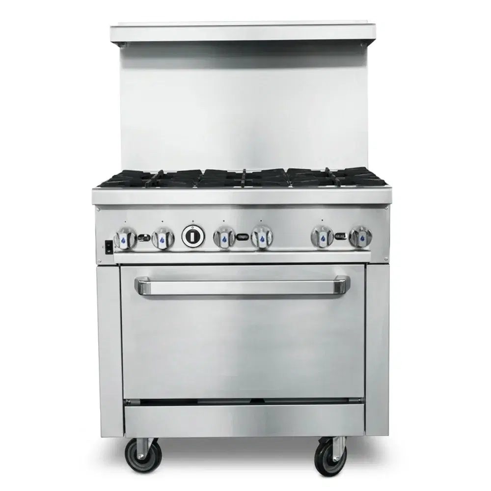 ProKitchen Series 36" Gas Range with 6 Burners & Convection Oven, Natural Gas - 213,000 BTU