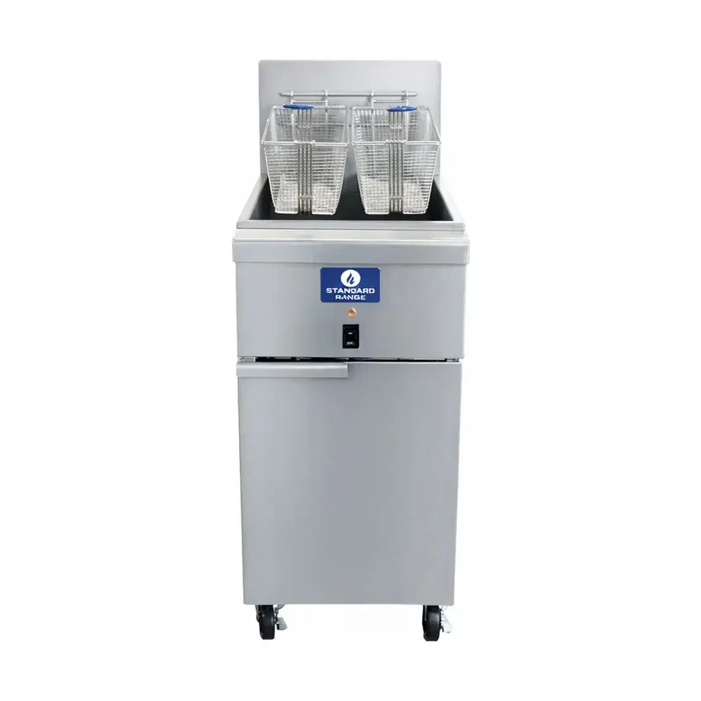 Standard Range 16" Electric Floor Fryer, 1 Phase, 50 Lbs Capacity, 208V, 1 Year Warranty