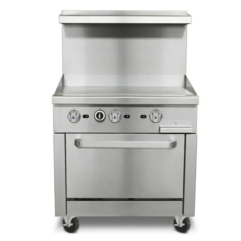 ProKitchen Series 36" Gas Range with Griddle Top & Oven, Natural Gas - 123,000 BTU