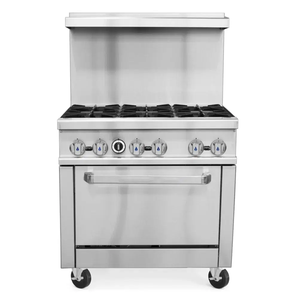 ProKitchen Series 36" Gas Range with 6 Burners & Oven, Natural Gas - 213,000 BTU