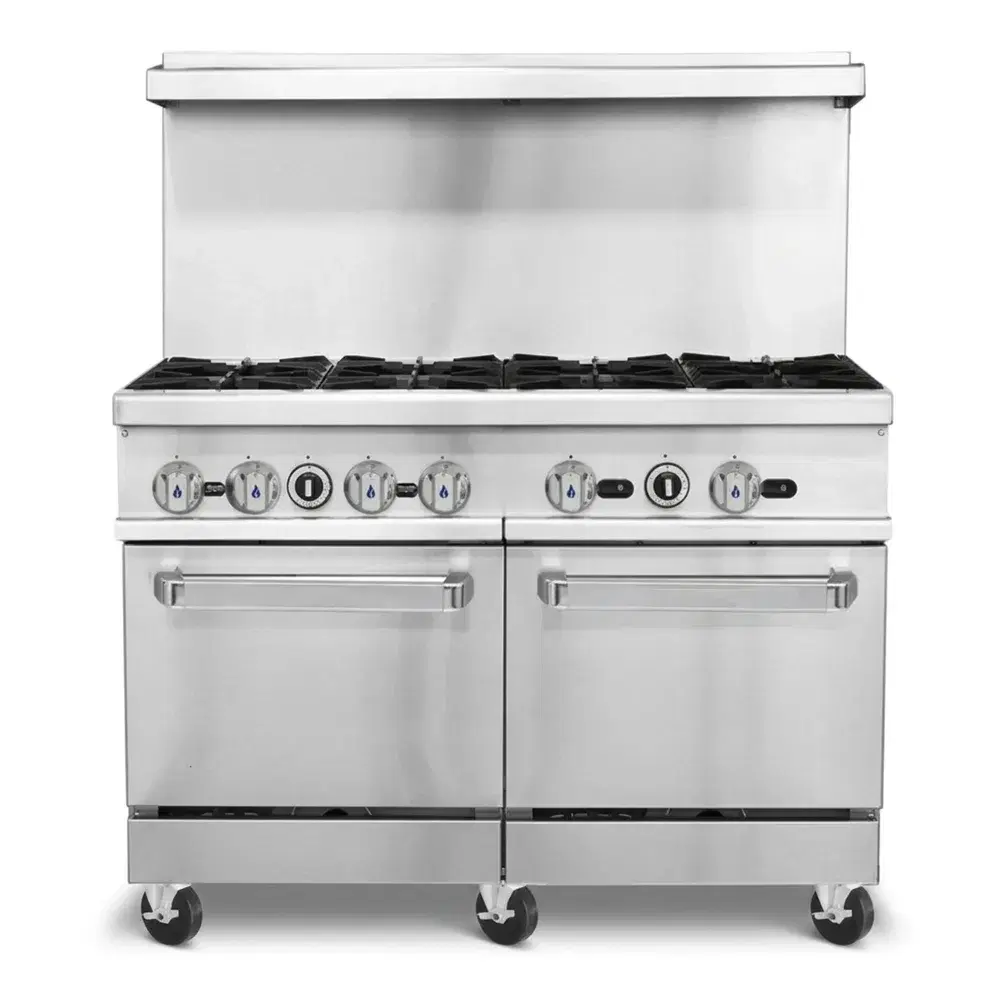 ProKitchen Series 48" Gas Range with 8 Burners & 2 Oven, Natural Gas - 306,000 BTU