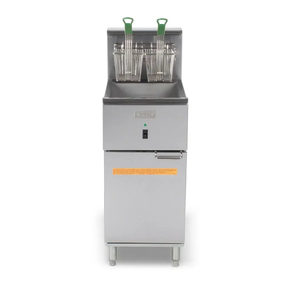 Dean by Frymaster SR114E 16" Electric Floor Fryer, 40 lb Capacity, 208V, 1 Phase, 14 kW