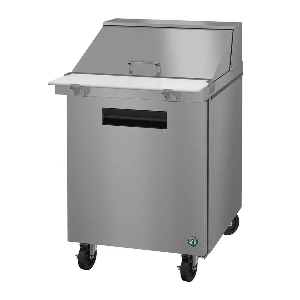 Hoshizaki SR27B-12M 27" Steelheart Series Sandwich/Salad Prep Table with Refrigerated Base, Stainless Steel, 115v