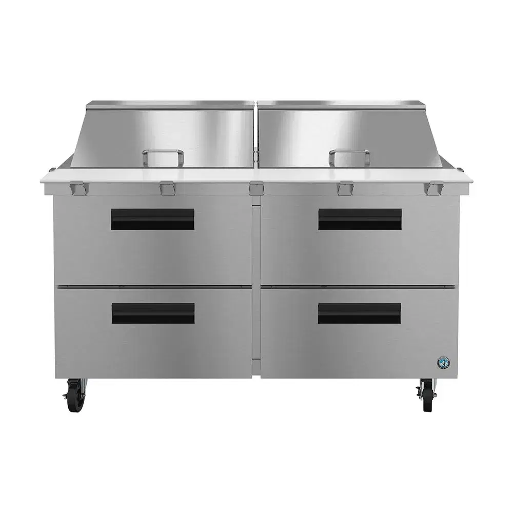 Hoshizaki SR60B-24MD4 60" Steelheart Sandwich/Salad Prep Table with Refrigerated Base, Stainless Steel, 115v