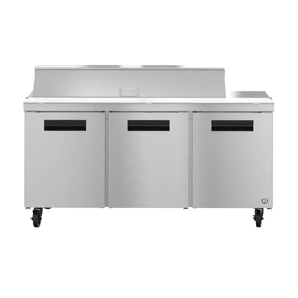 Hoshizaki SR72B-16 72" Steelheart Sandwich/Salad Prep Table with Refrigerated Base, Stainless Steel, 115v
