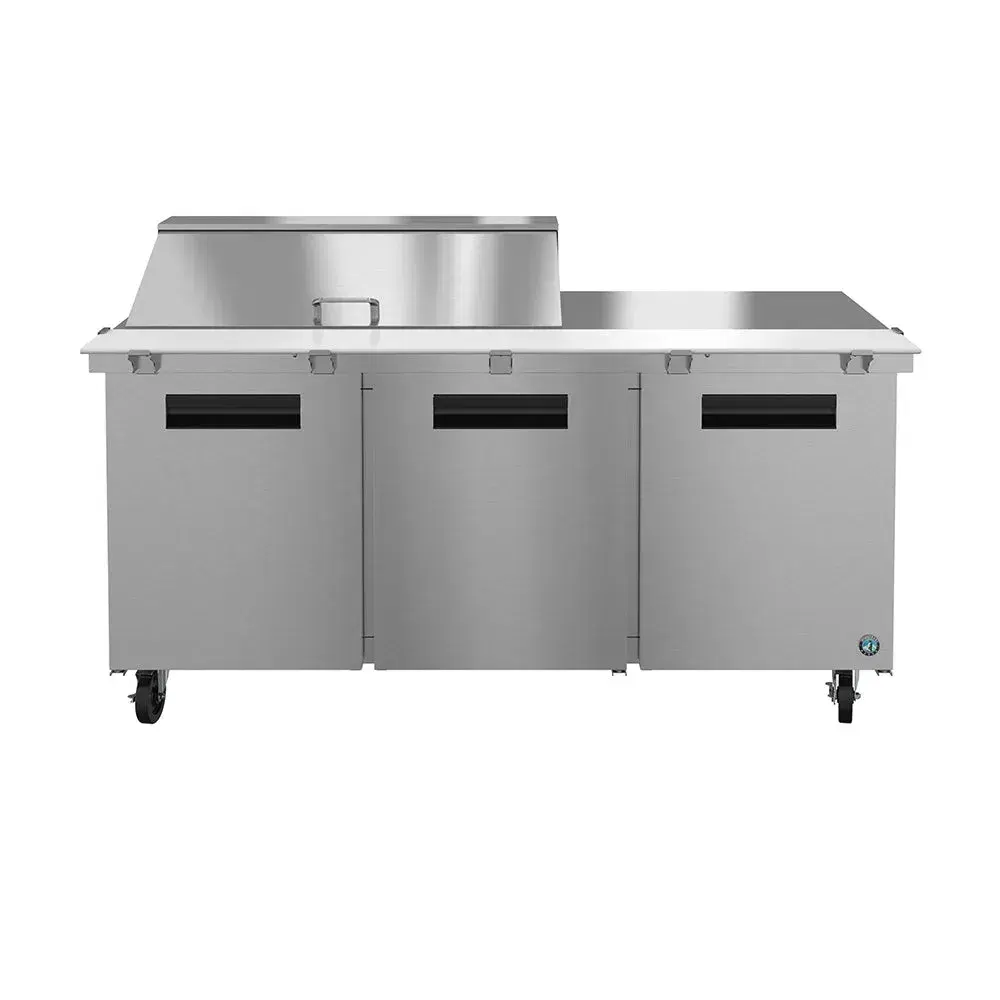 Hoshizaki SR72B-18M 72" Steelheart Sandwich/Salad Prep Table with Refrigerated Base, Stainless Steel, 115v