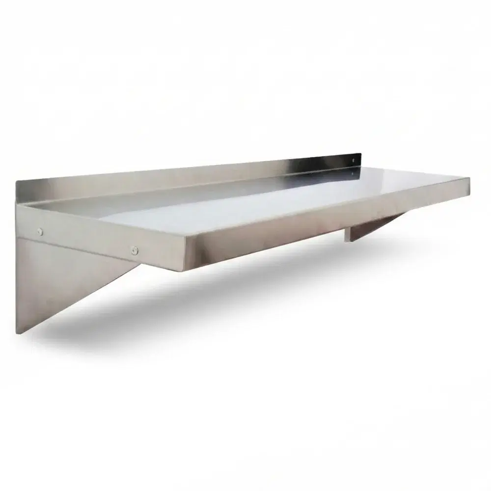 Serv-Ware SSWS1260-CWP 60" x 12" Wall Mounted Shelving, Stainless Steel