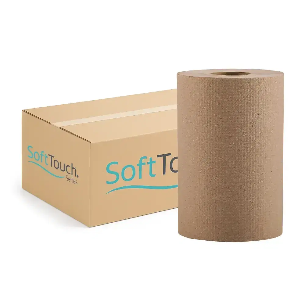 SoftTouch Series Hardwound Paper Towel, 7.8" x 800', Natural, 12 Rolls/Case