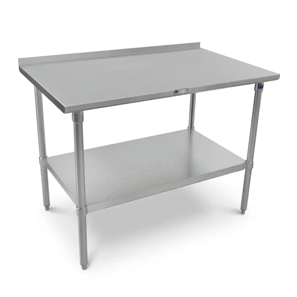 John Boos ST4R1.5-2472SSK 72" x 24" Work Table with Undershelf