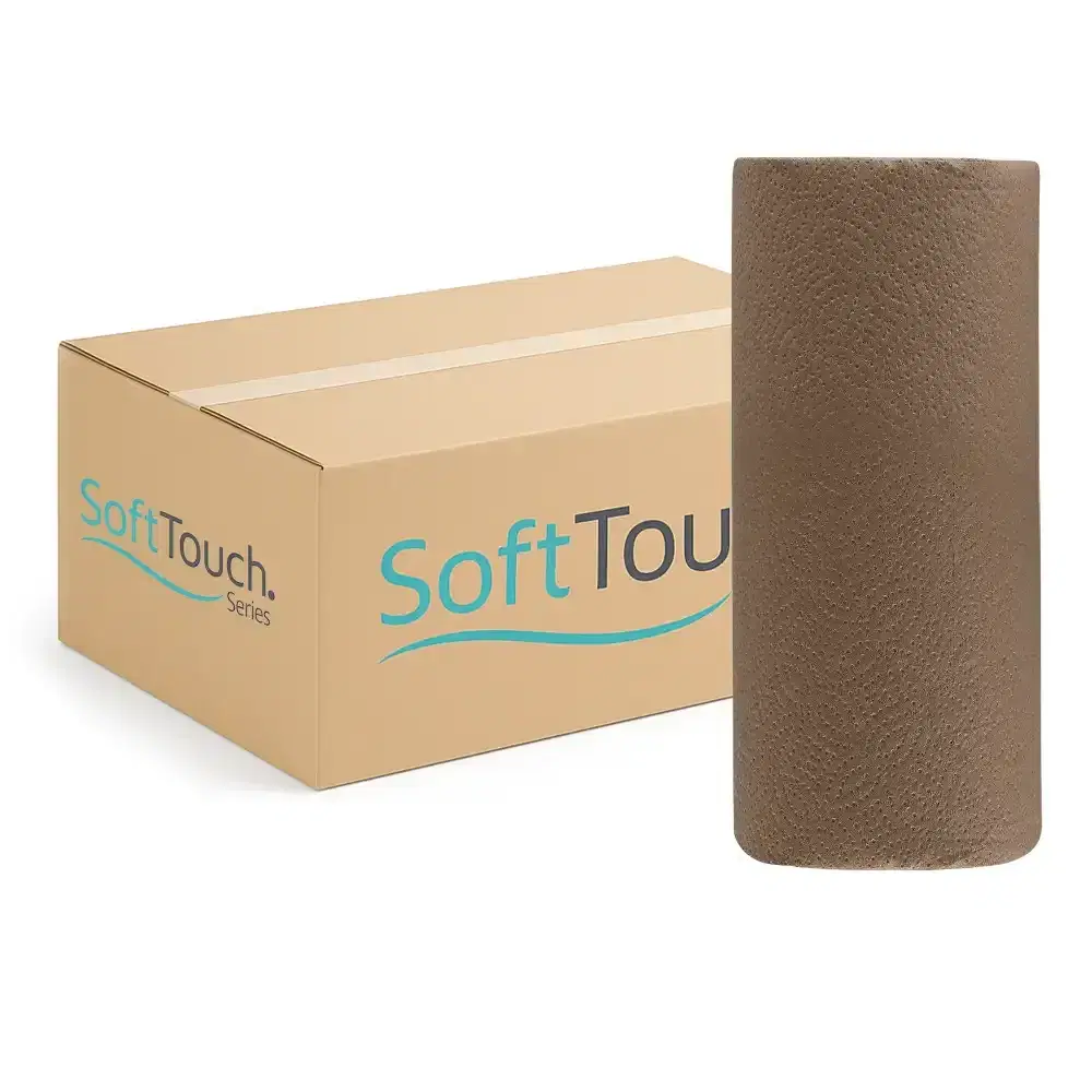 SoftTouch Series Kitchen Paper Towel, 8 x 11 in, Natural, 2-Ply, 3000 Sheets/Case