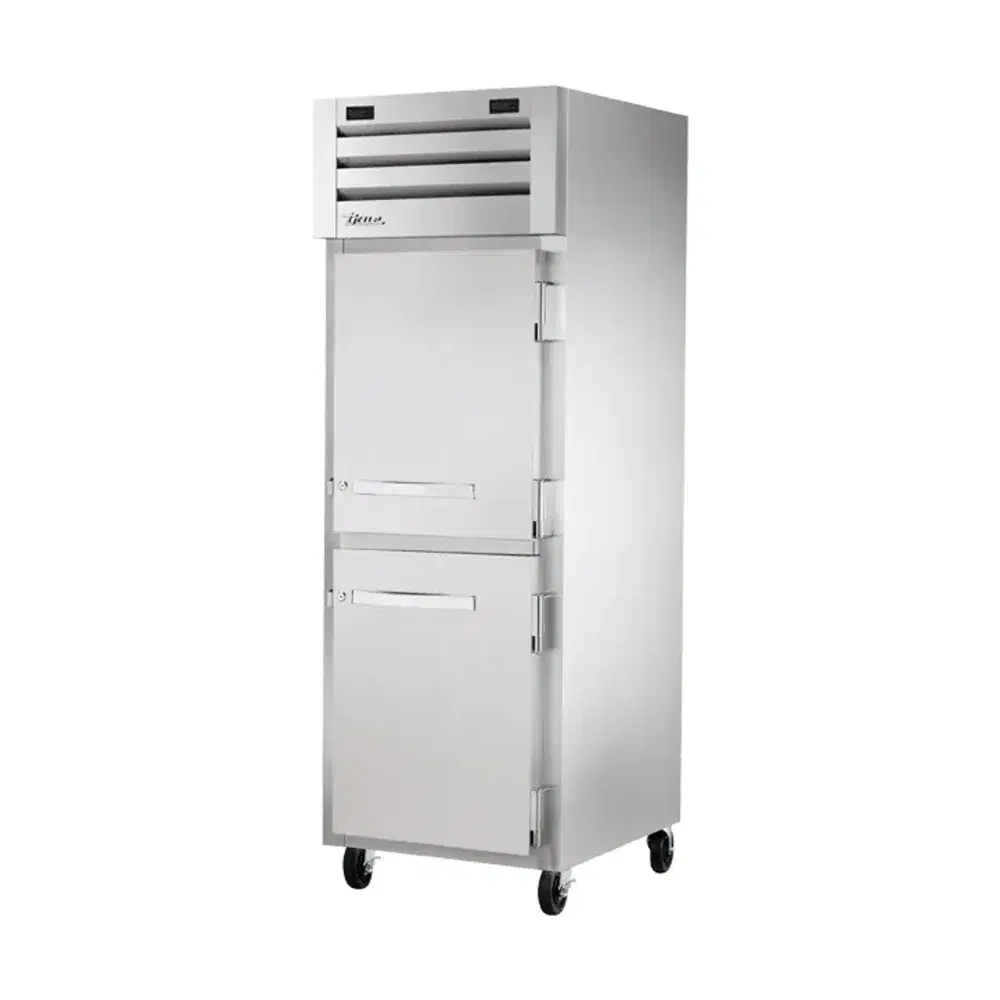 True STG1DTA-2HS-HC 27" Combination Reach-In Refrigerators & Freezers, 2 Door, Stainless Steel, 7 Year Warranty