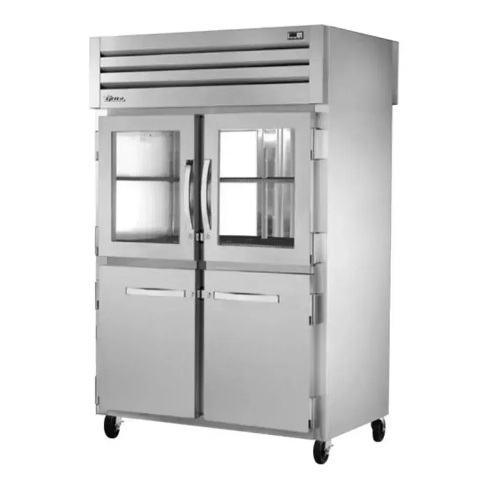 True STR2RPT-2HG/2HS-2G-HC Spec Series 52" Pass-Through Refrigerator, 2 Sections, 7 Year Warranty