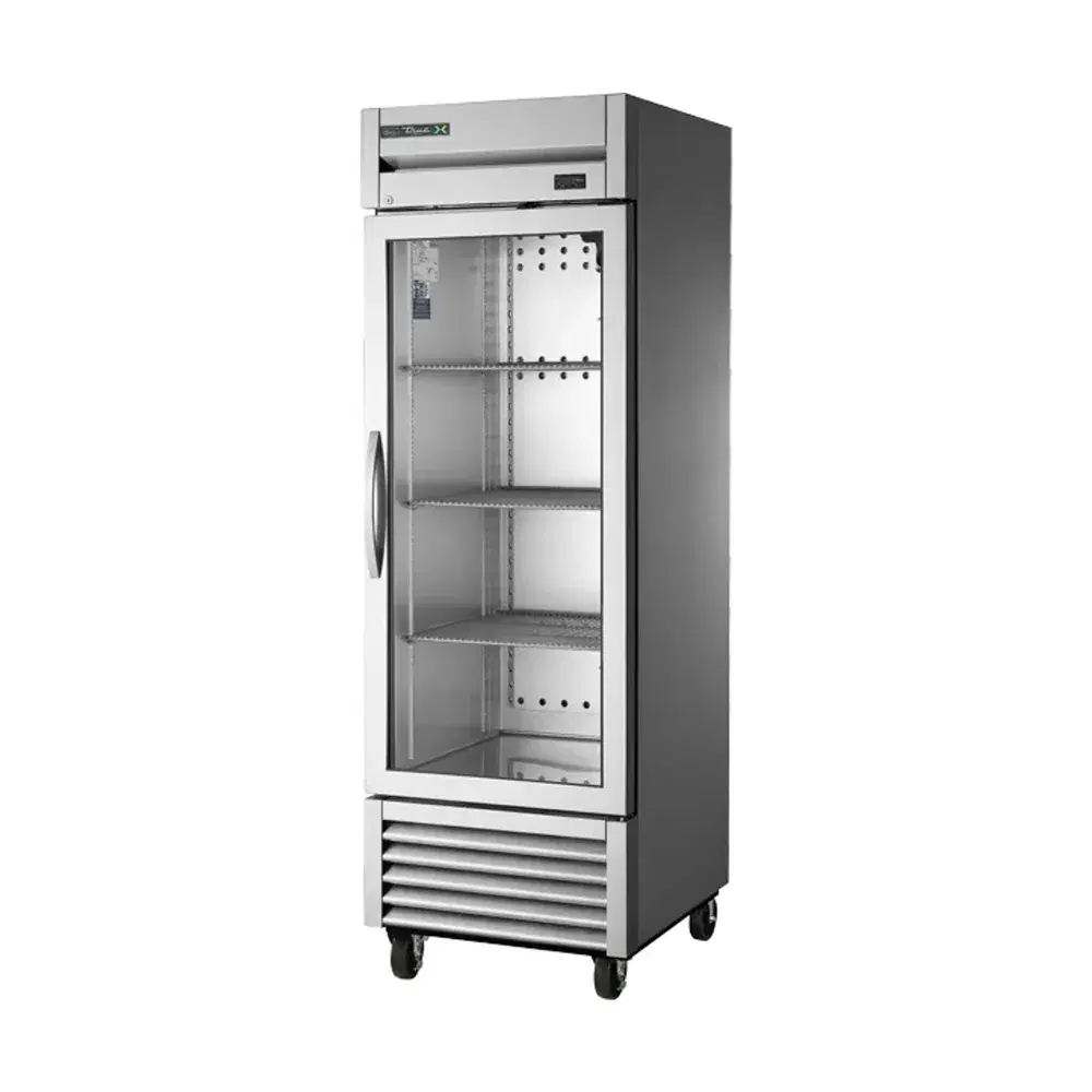 True T-23FG-FLX-HC~FGD01 27" Combination Reach-In Refrigerators & Freezers, Glass Door, Stainless Steel, 7 Year Warranty