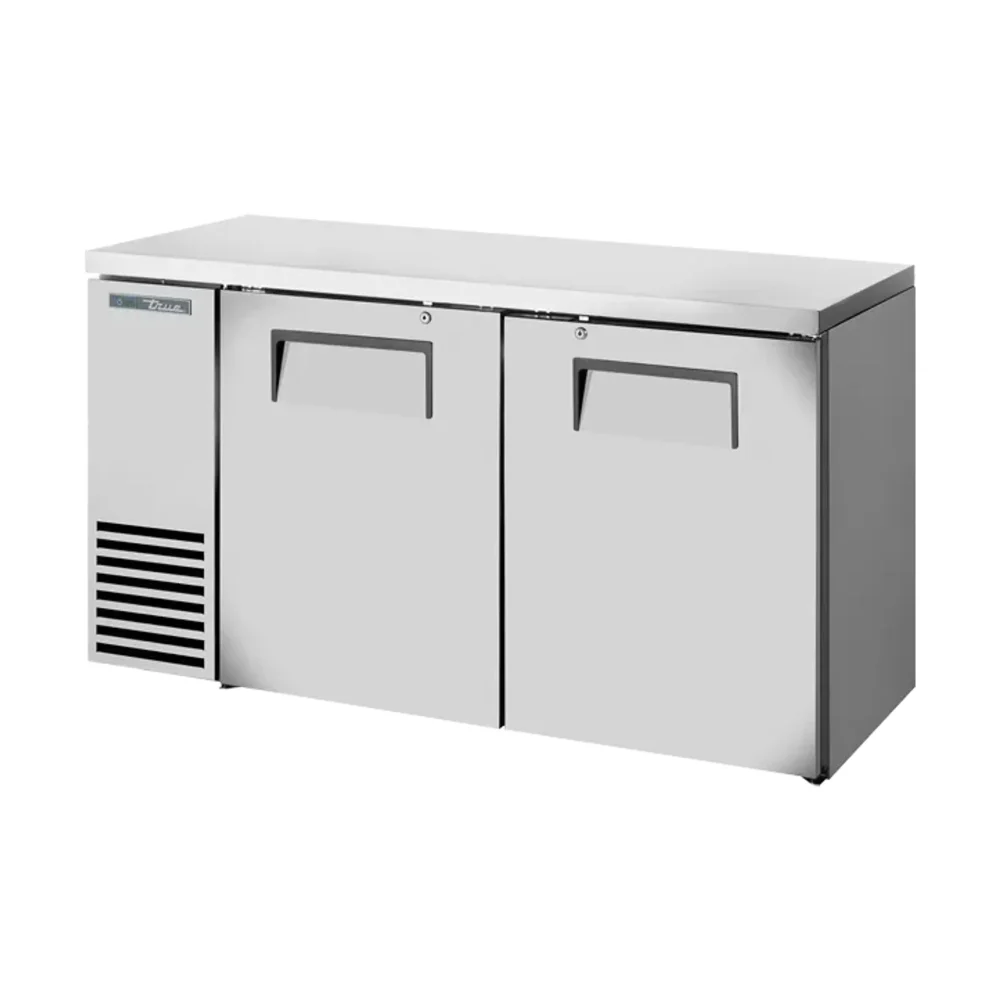 True TBB24-60-2S-Z1-SFT-S-1 60" Back Bar Cooler, Solid Door Swing, Stainless Steel, 115V, 7 Year Warranty