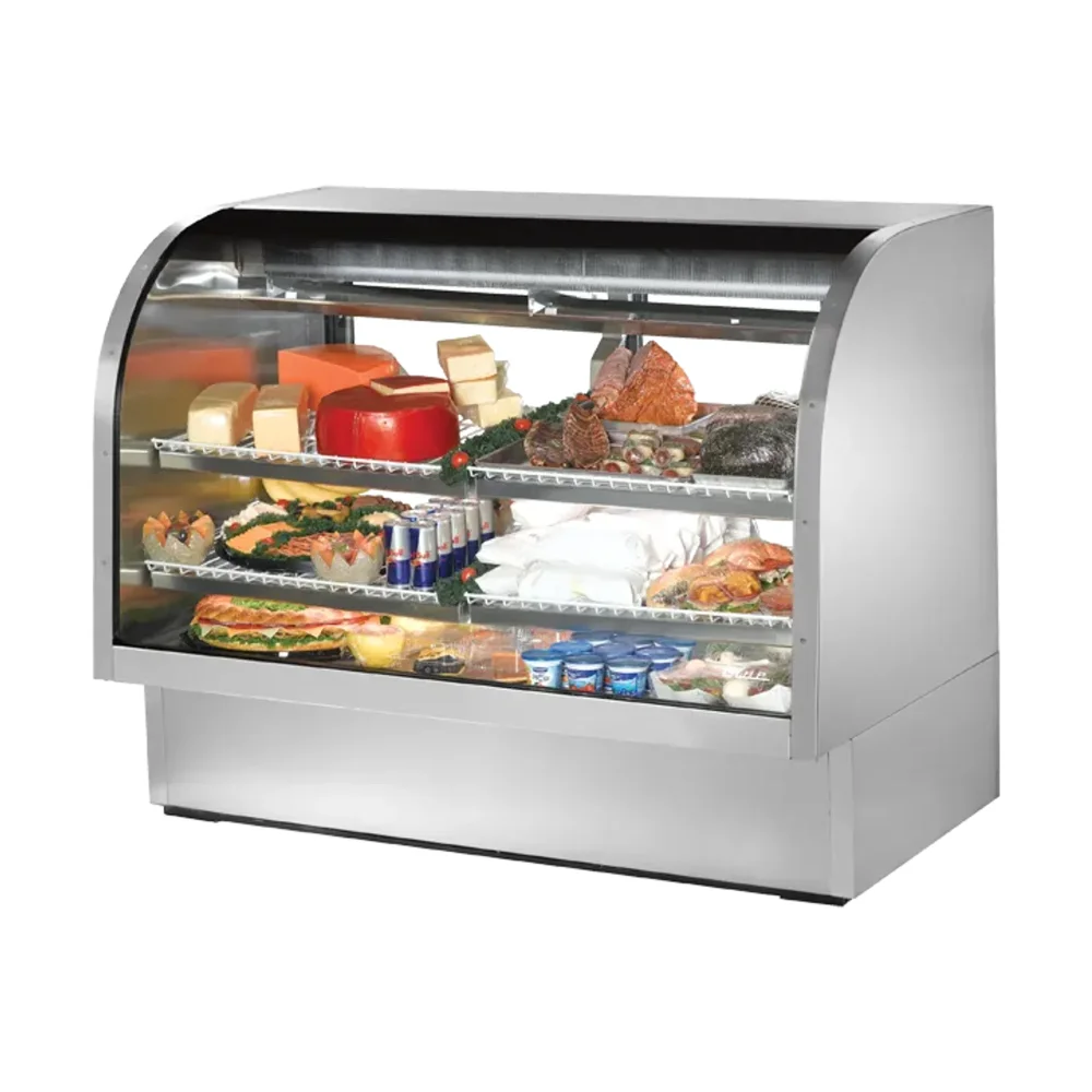 True TCGG-60-S-HC-LD Meat & Deli Cases, Glass Door, Silver, 115V, 7 Year Warranty