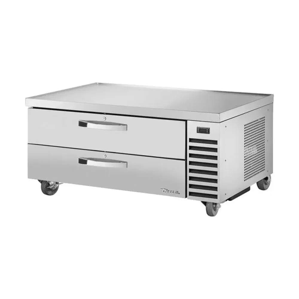 True TRCB-52-HC~SPEC3 52" Chef Base Refrigerator, 2 Drawer, Stainless Steel, 7 Year Warranty