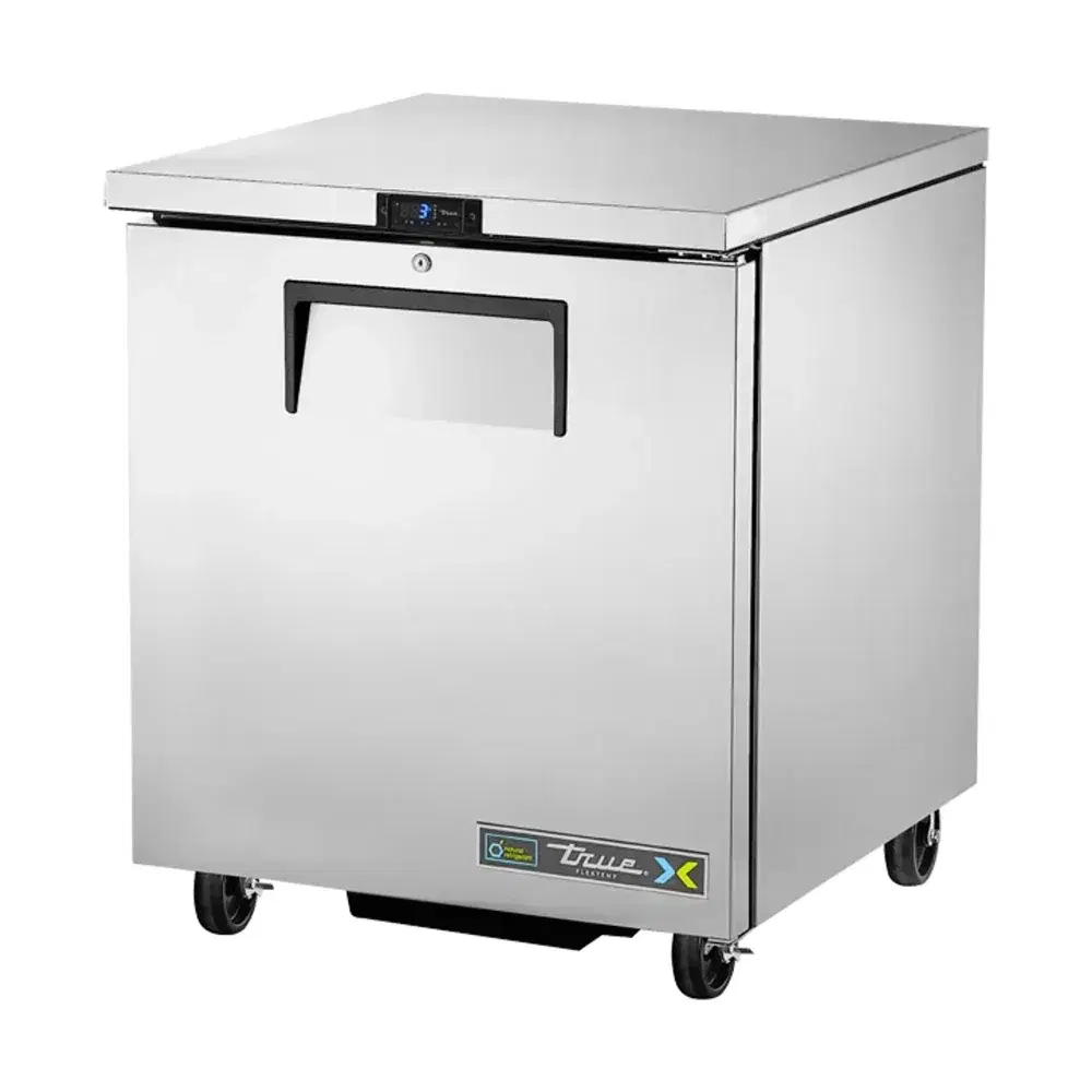 True TUC-27F-FLX-HC 27" Combination Undercounter Refrigerators & Freezers, 1 Door, Stainless Steel, 7 Year Warranty