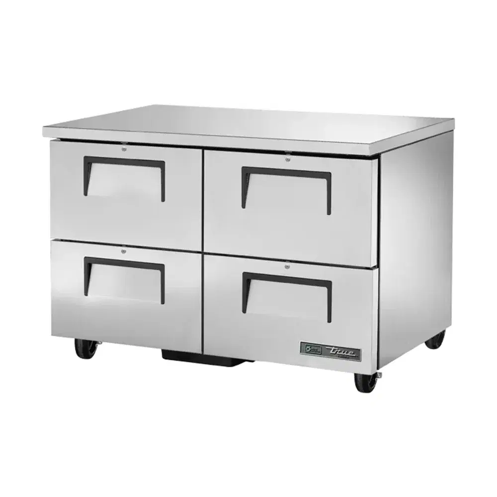 True TUC-48F-D-4-HC 48" Undercounter Freezer, 4 Drawer, Stainless Steel, 7 Year Warranty