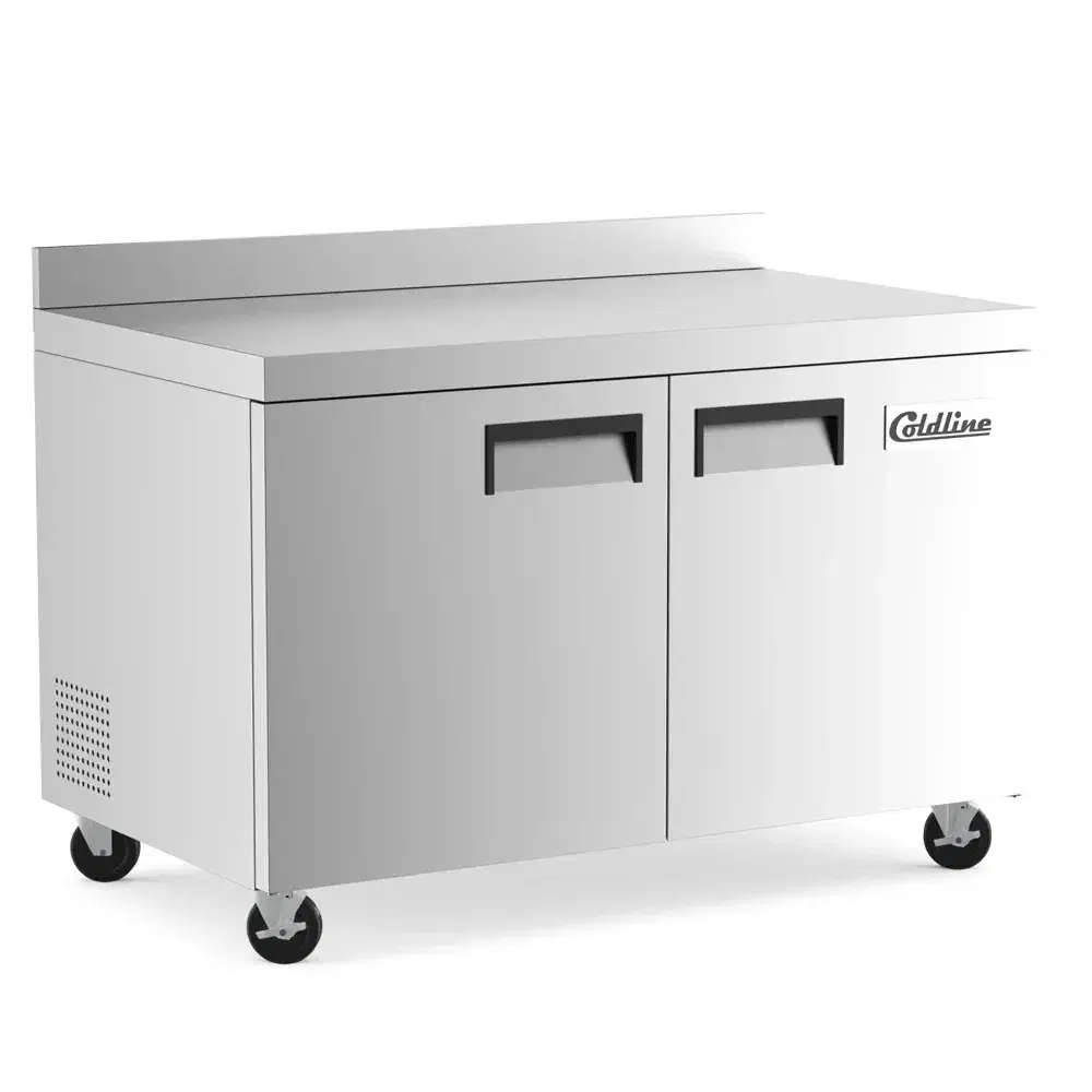 Coldline 48" Undercounter Freezer, Stainless Steel, 2 Doors, 1 Year Warranty