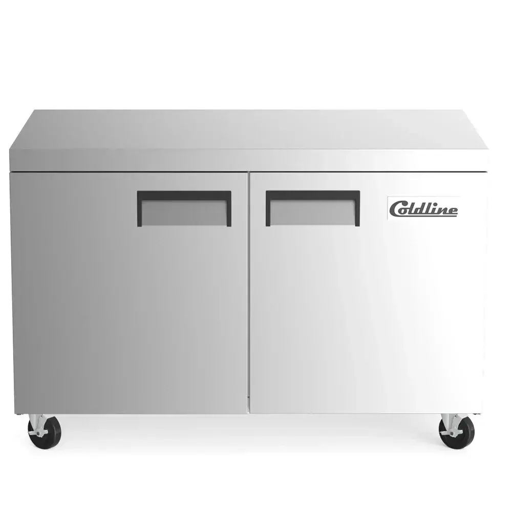 Coldline 48" Undercounter Refrigerator, Stainless Steel, 2 Doors, 1 Year Warranty