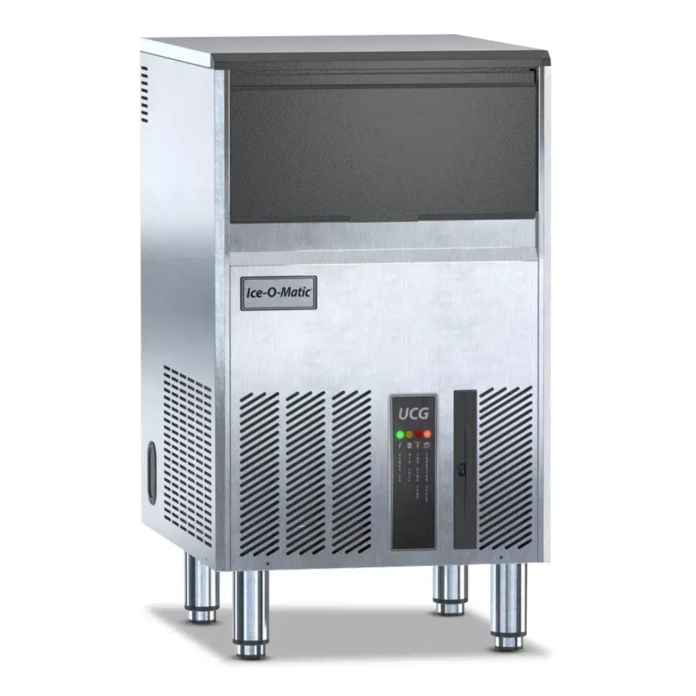 Ice-O-Matic UCG080A 18" Undercounter Gourmet Cube Ice Machine With 33 lbs Bin, Air Cooled, 1 Phase, 115V