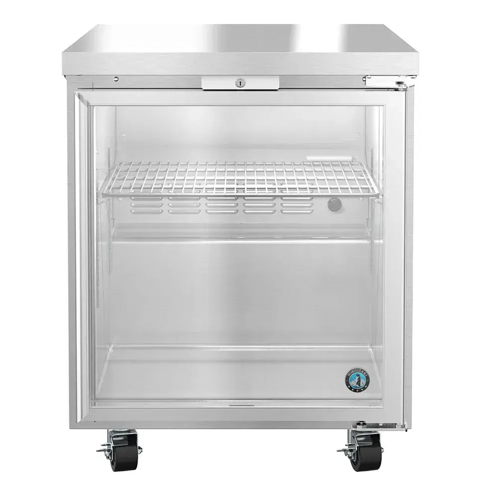 Hoshizaki UF27B-GLP01 27" Steelheart B Series Undercounter Freezer with 1 Section 1 Door, Stainless Steel, 115v