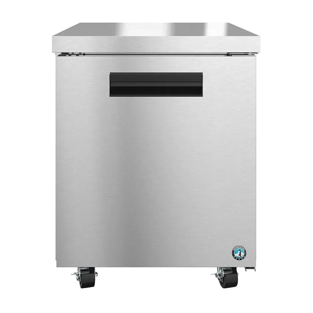 Hoshizaki UF27B 27" Steelheart Series Undercounter Freezer with 1 Section 1 Door, Stainless Steel, 115v