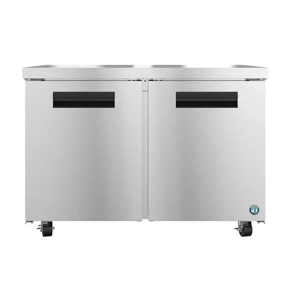 Hoshizaki UF48B 48" Steelheart B Series Undercounter Freezer with 2 Sections 2 Doors, Stainless Steel, 115v