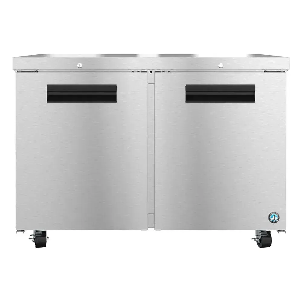 Hoshizaki UR48B-01 48" Steelheart B Series Undercounter Refrigerator with 2 Sections 2 Doors, Stainless Steel, 115v