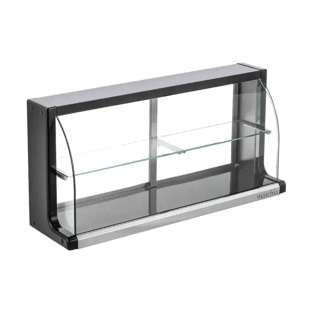 Marchia 33" Non Refrigerated Curved Glass Dry Bakery Display Case
