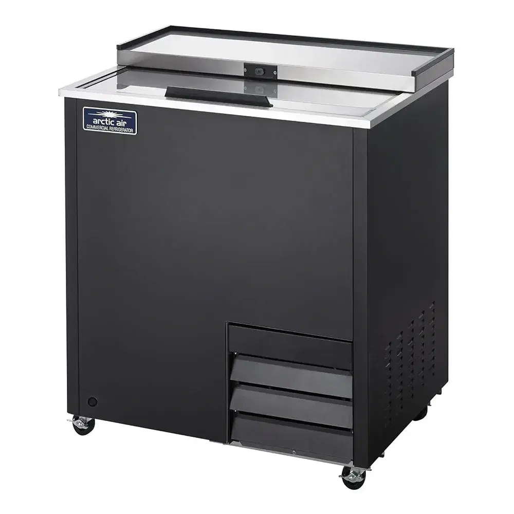 Arctic Air AGF24 24" Glass Froster with Sliding Lid, Black