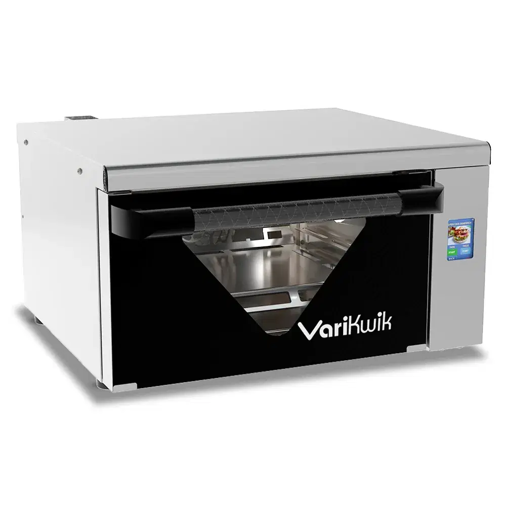 Cadco VariKwik VK-120-SS Commercial Countertop High-Speed oven with Touchscreen, Stainless Steel - 1,650W, 120V