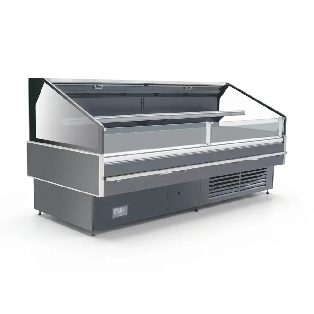 Frigomax Series 52.4" Air Curtain Merchandiser, 15.2 cu. ft., Gray, 110V