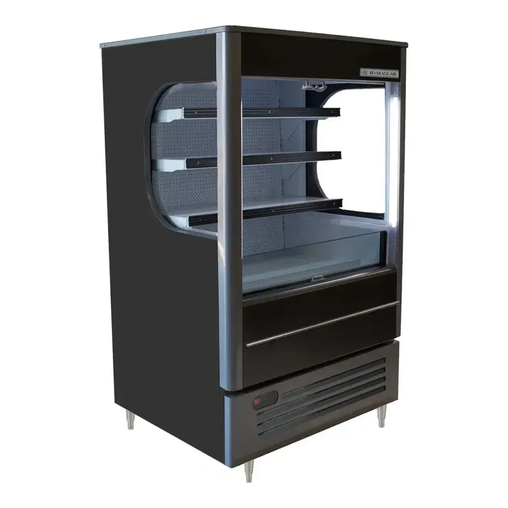 Beverage-Air VMHC-7-1-B VueMax 35.5" Air Curtain Merchandiser, Black