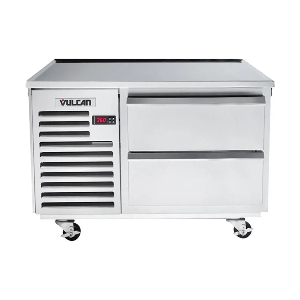 Vulcan 36" Chef Base Refrigerator, 2-Drawer, Stainless Steel, 115V