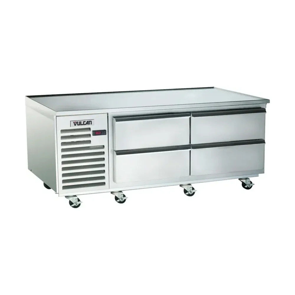 Vulcan 84" Chef Base Refrigerator, 4-Drawer, Stainless Steel, 115V