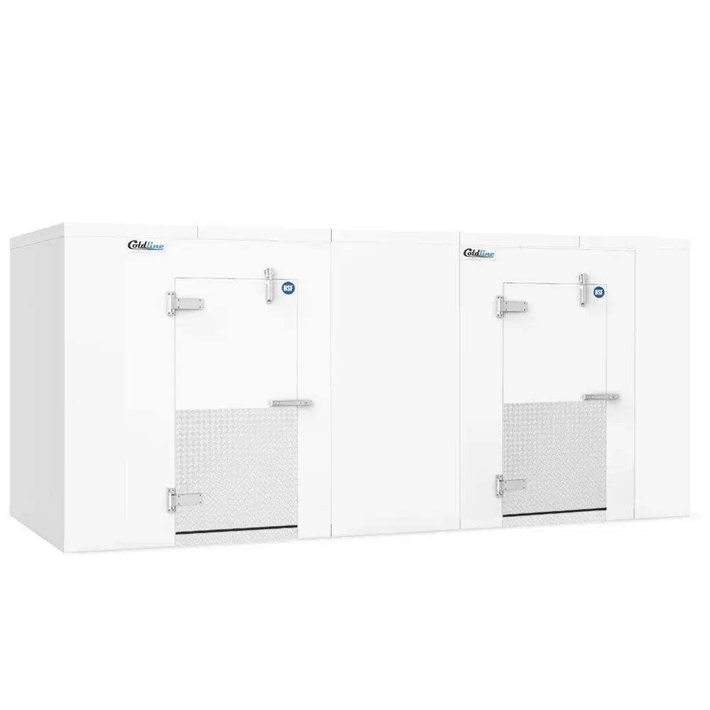 Coldline 10' x 14' Walk-in Cooler & Freezer Combo Box With Floor