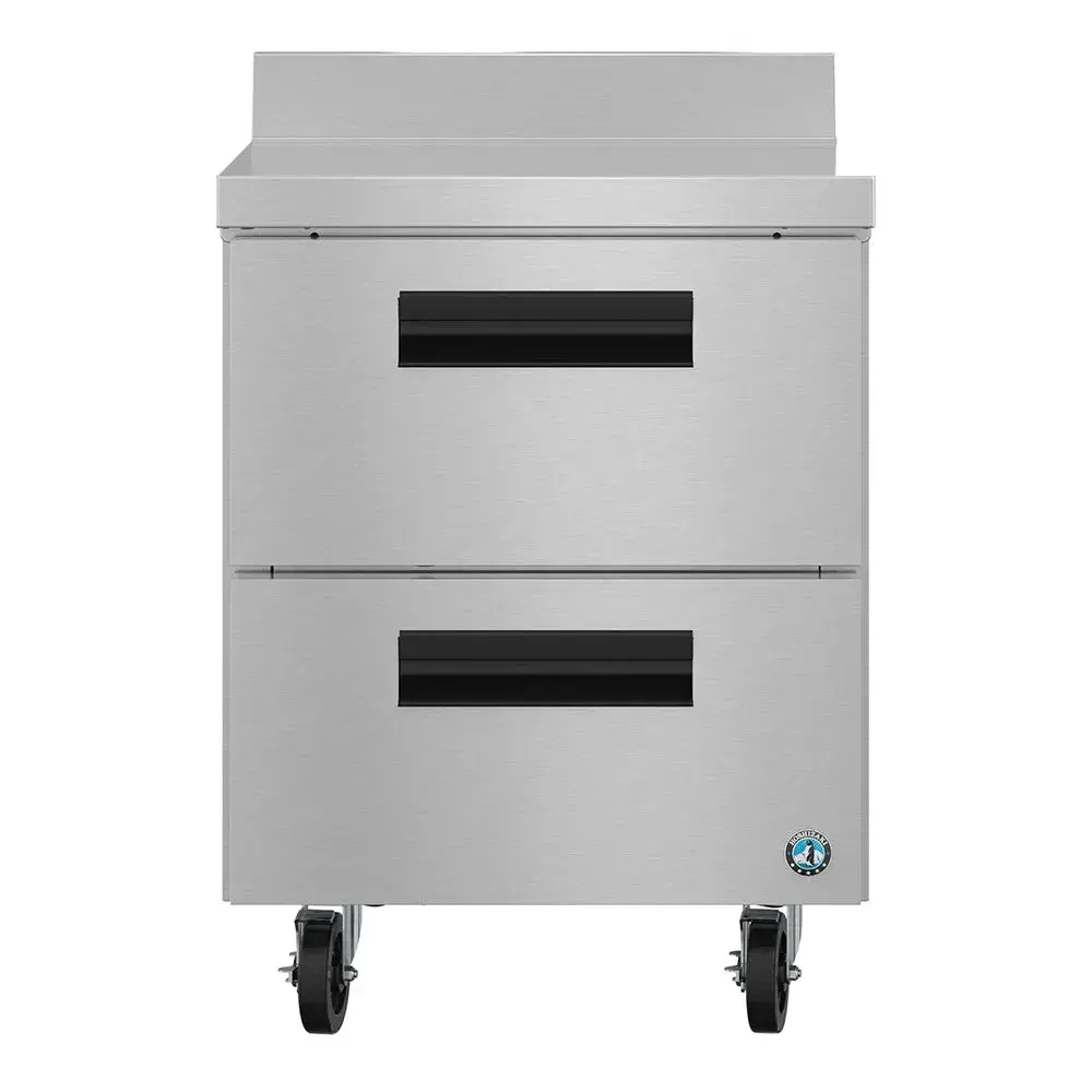 Hoshizaki WF27B-D2 27" Steelheart B Series Worktop Freezer with 1 Section 2 Drawers, Stainless Steel, 115v