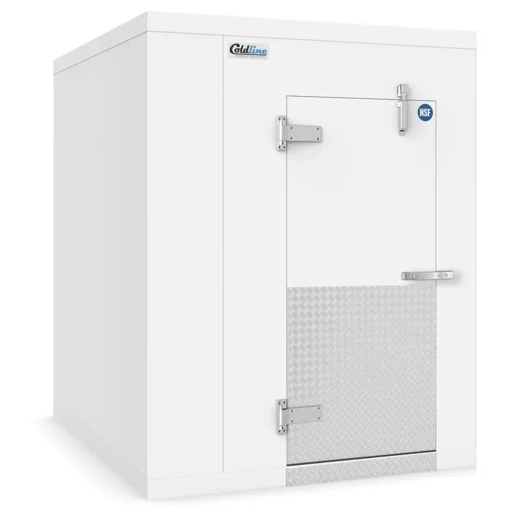 Coldline 6' x 8' White Walk-In Freezer Box Only With Floor