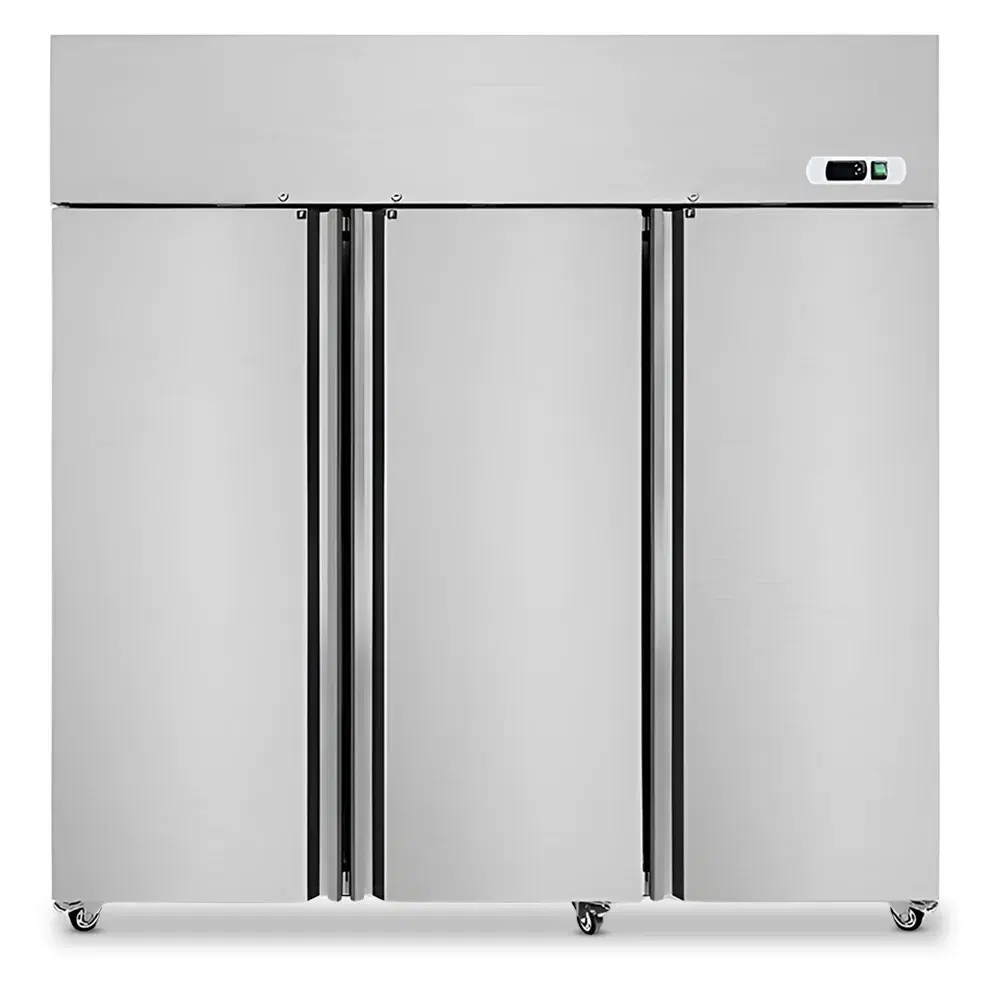 Platinum Frost Series 72" Commercial Reach In Refrigerator and Freezer Combo, 54 Cu.ft, 3 Door, Stainless Steel, 33°F to 41°F, 115v