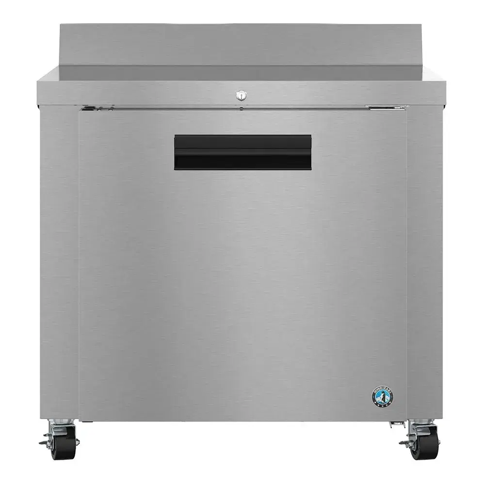 Hoshizaki WR36B-01 36" Steelheart B Series Single Section Worktop Refrigerator with Door Lock, Stainless Steel, 115v