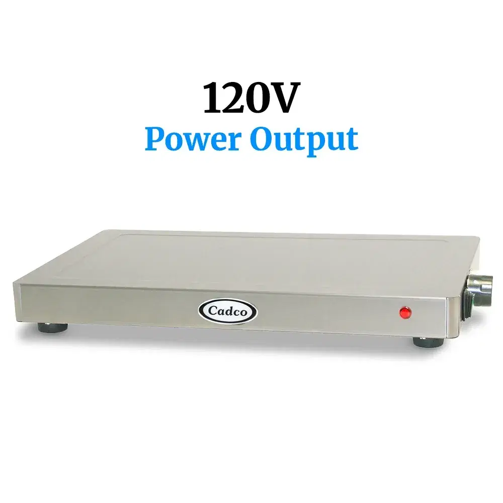 Cadco WT-10-HD 24" Electric Heavy-Duty Countertop Warming Shelf - 120V