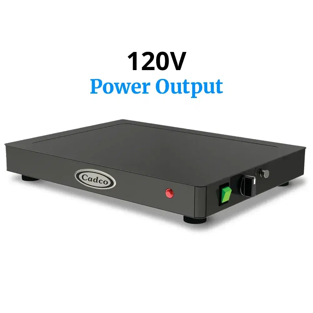 Cadco WT-5-HD 20" Electric Heavy-Duty Countertop Warming Shelf - 120V