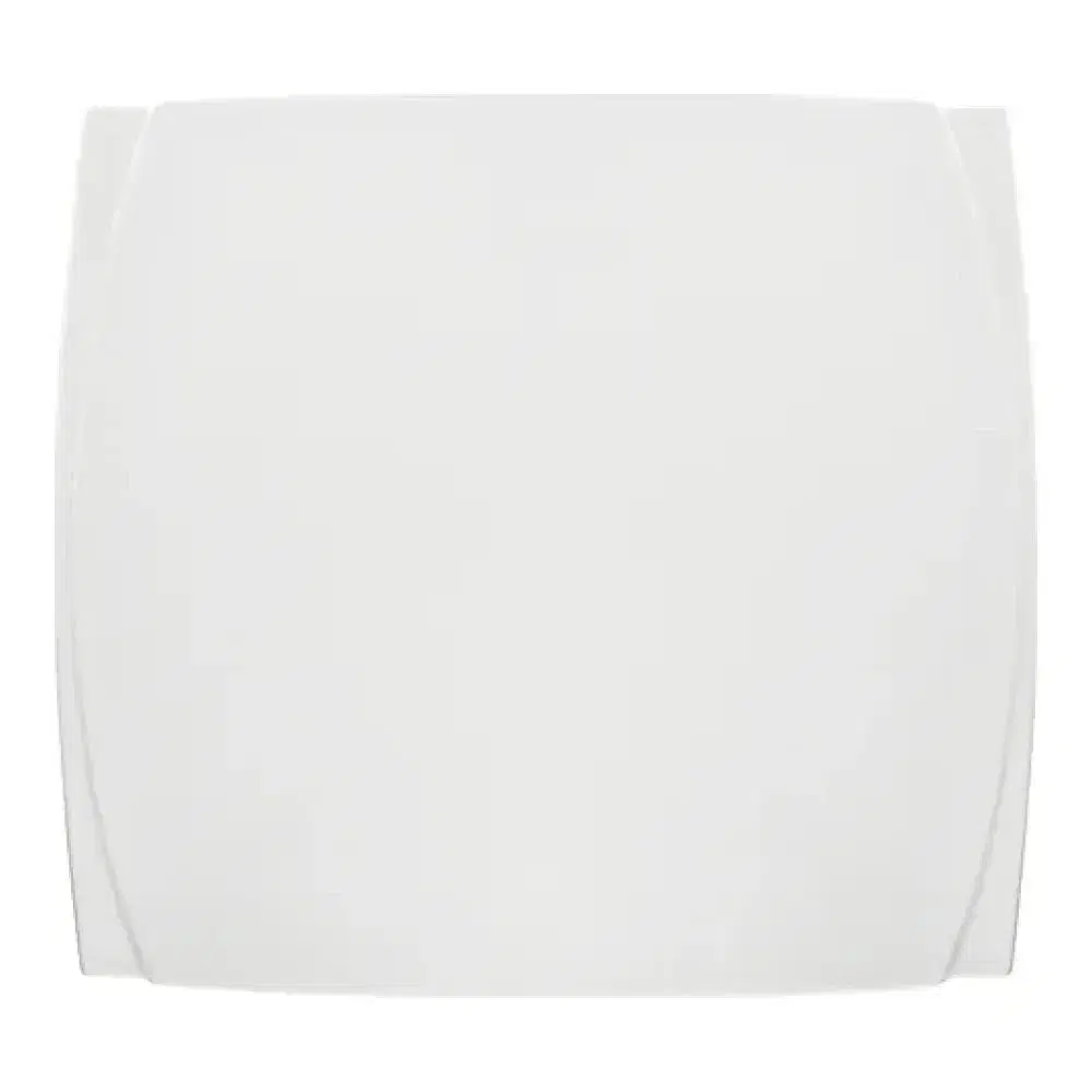 Winco WDP009-103 Porcelain Square Plate, 14"Sq, Bright White