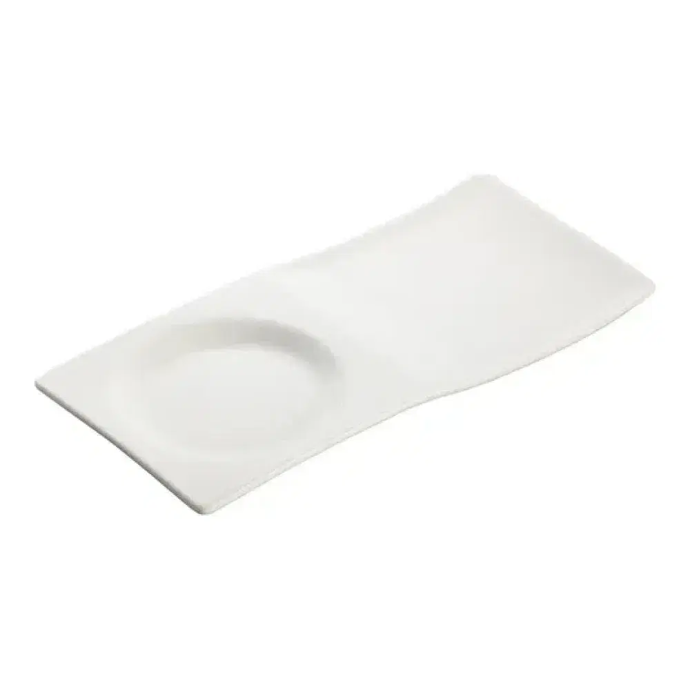 Winco WDP012-101 Chinaware Tray, 8" x 3-3/4", Bright White