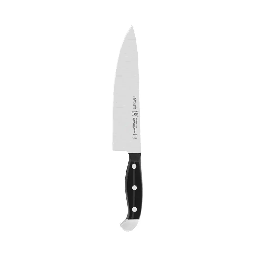 Henckels 1013649 8" Chef's Knife with Black Plastic Handle