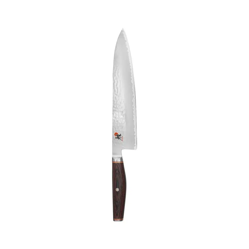 Miyabi 1024329 9" Chef's Knife with Brown Pakkawood Handle