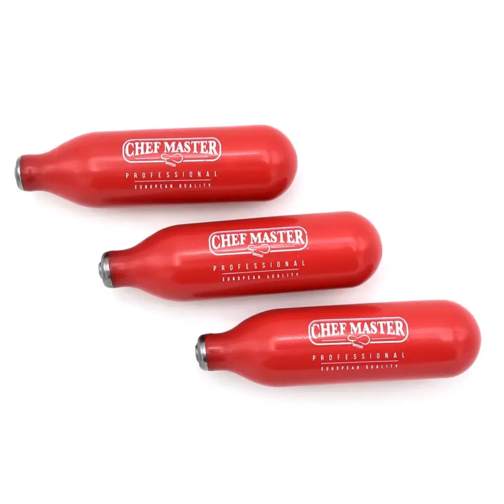 Chef Master 90061 N2O Cartidge for Whipped Cream Dispenser, Case of 24 Pcs