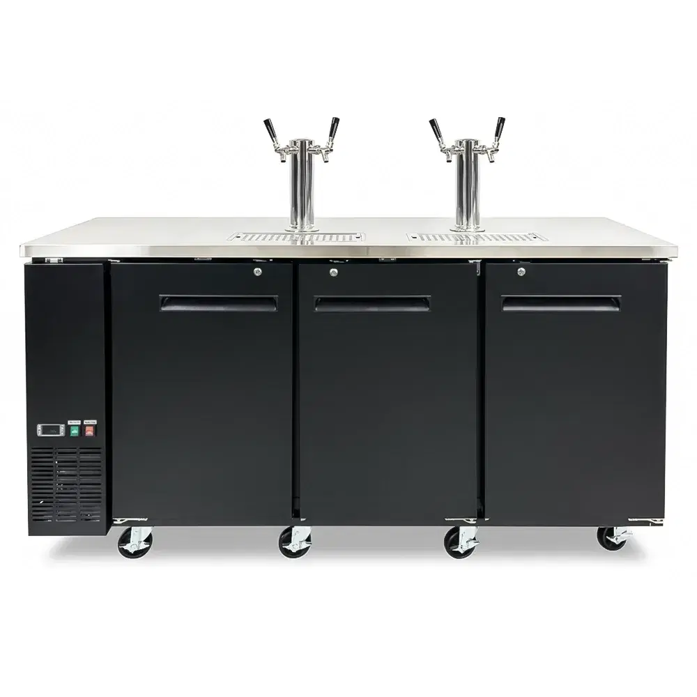 ChillCore Series 72.8" Kegerator / Beer Dispenser, (3) 1/2 Keg Capacity